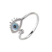 Load image into Gallery viewer, Icy Evil Eye Ring