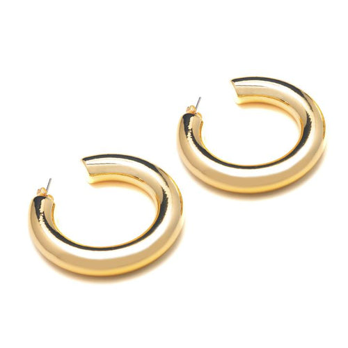 Vintage Golden Hoops