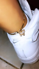 Load image into Gallery viewer, Butterfly Charm Anklet