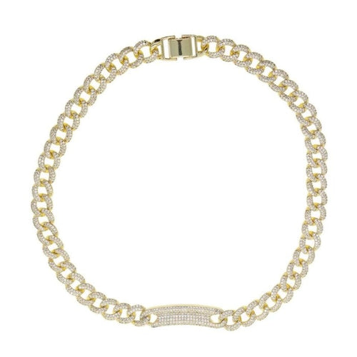 Icy ID Cuban Link Choker