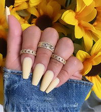 Load image into Gallery viewer, Icy Cuban Midi Ring