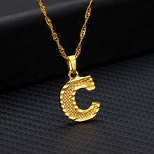 Load image into Gallery viewer, Varsity Initial Necklace