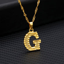 Load image into Gallery viewer, Varsity Initial Necklace