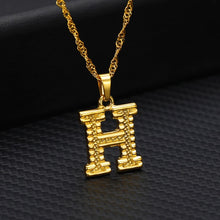 Load image into Gallery viewer, Varsity Initial Necklace