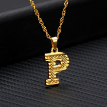 Load image into Gallery viewer, Varsity Initial Necklace