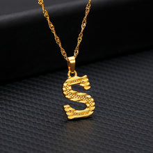 Load image into Gallery viewer, Varsity Initial Necklace