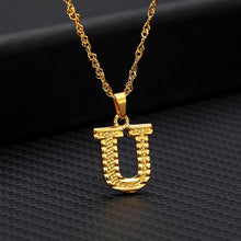 Load image into Gallery viewer, Varsity Initial Necklace