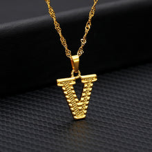 Load image into Gallery viewer, Varsity Initial Necklace